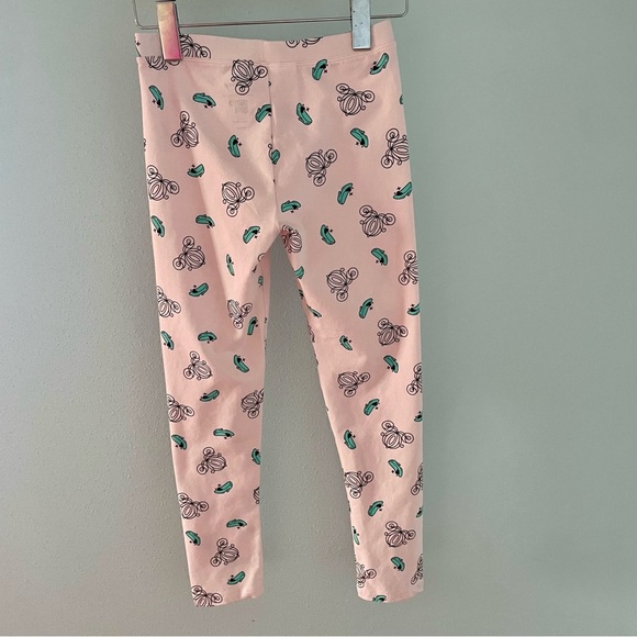 Disney Spotted zebra girls Cinderella Pink Leggings size large 10 - Picture 4 of 8